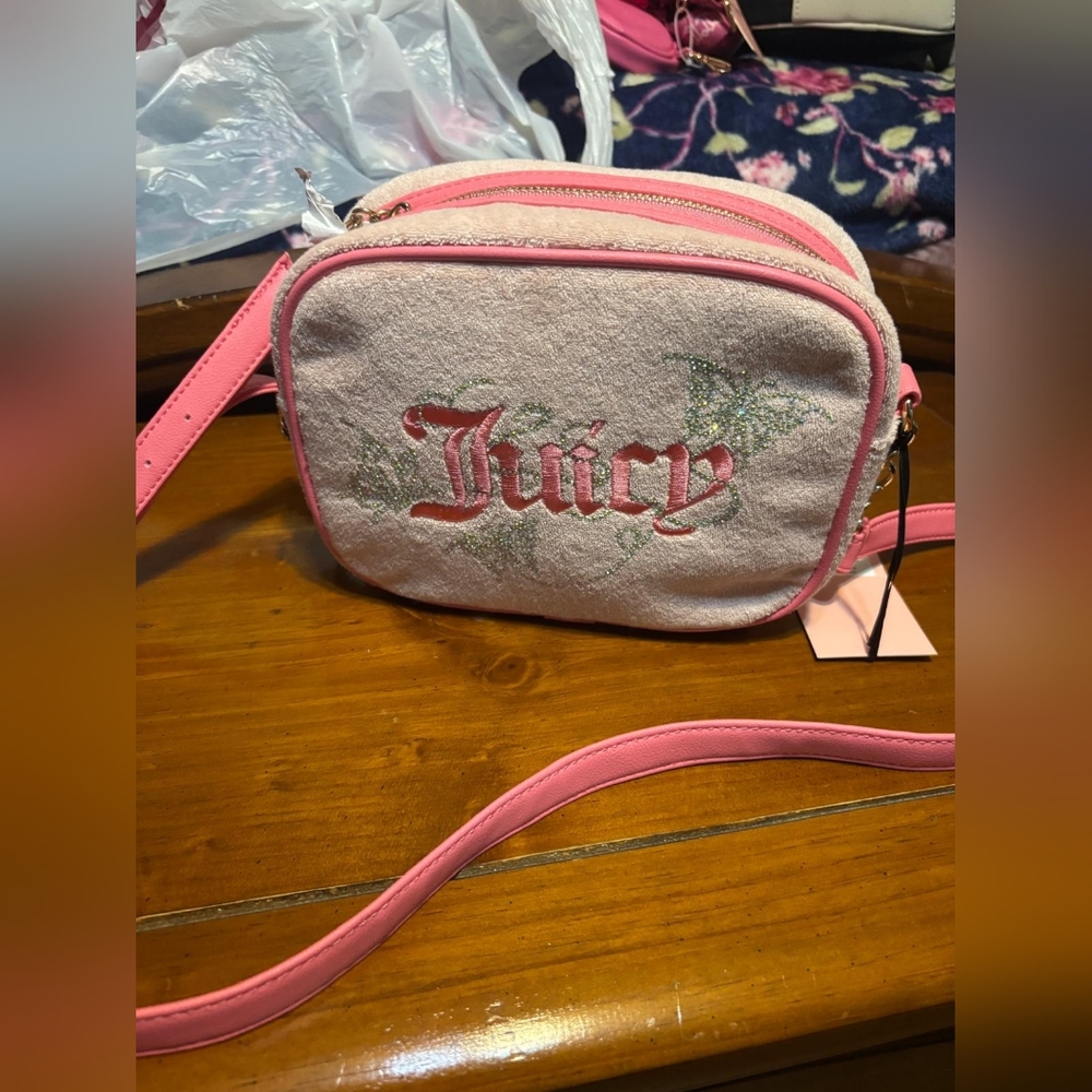 Juicy Couture Light Pink Crossbody Bag